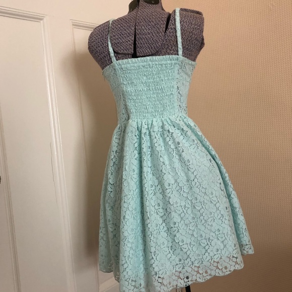 Talula Debutante lace dress in mint - Picture 8 of 10